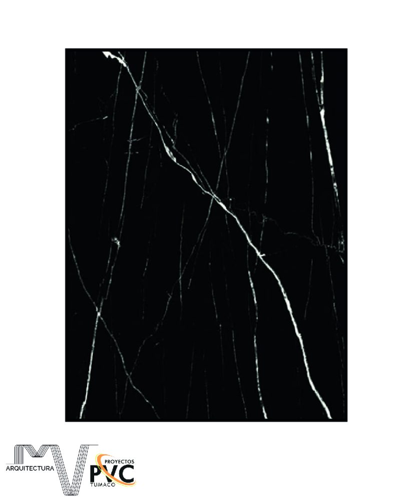 Lamina UV marmol negro marquina veta blanca