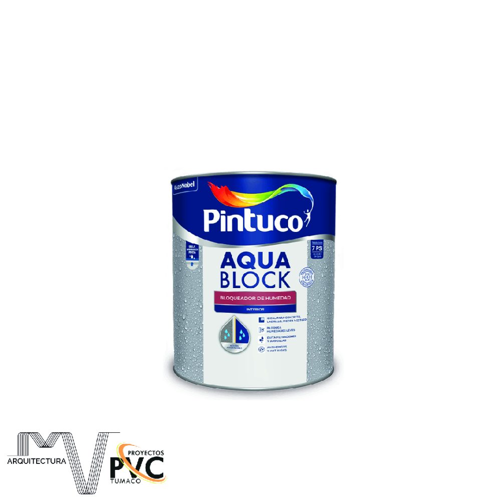 Pintuco Aqua Block bloqueador de humedad 1/4