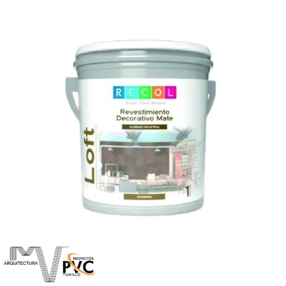 Recol Loft revestimiento decorativo mate galon