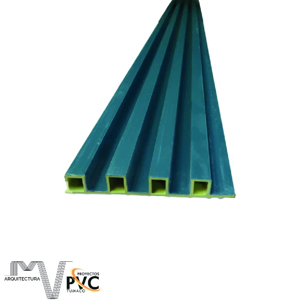 Panel WPC lamas azul petroleo