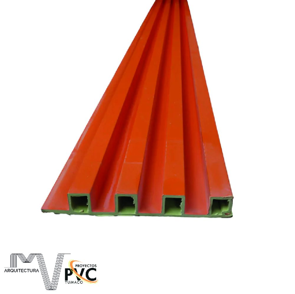 Panel WPC lamas naranja